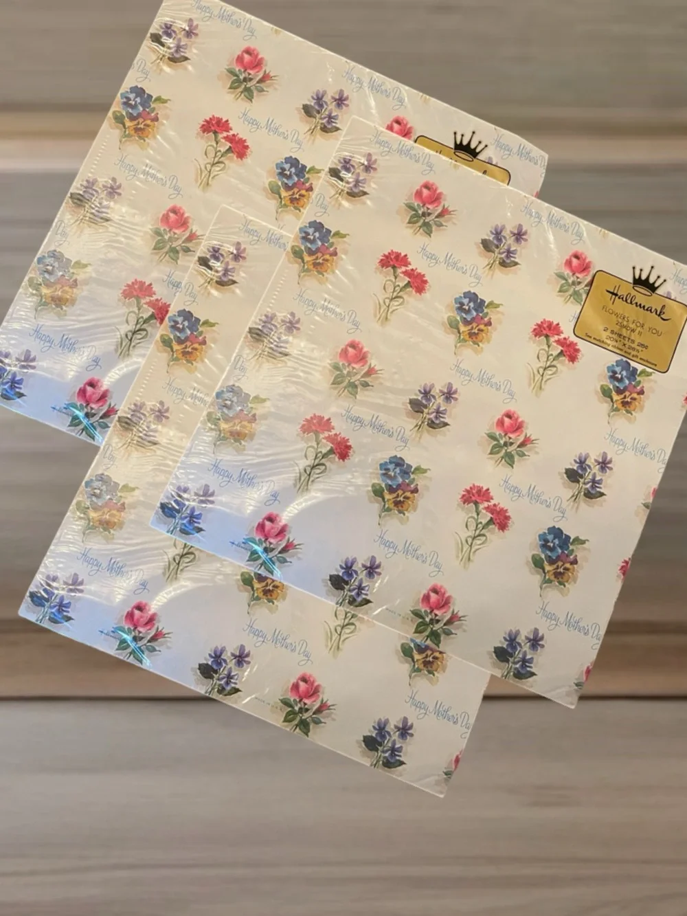 1 pk Vintage New OS Hallmark Ambassador 1970’s Floral “Flowers For You” SEALED